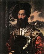 DOSSI, Dosso Portrait of a Warrior sd oil on canvas